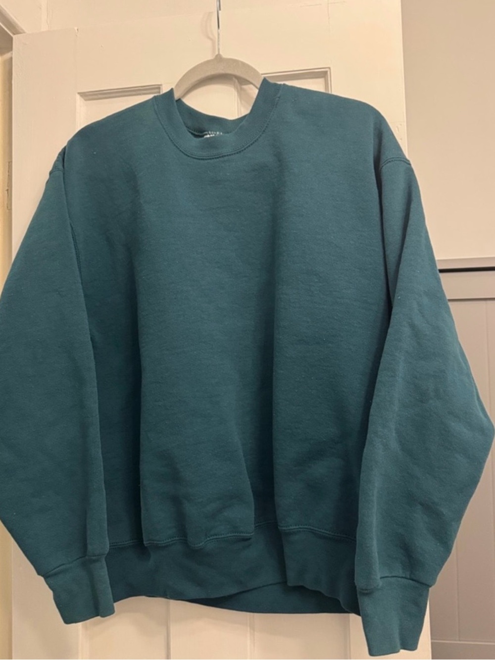Vintage Crewneck Sweater in Teal Unisex